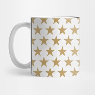 Merry Christmas Golden Stars Everywhere Mug